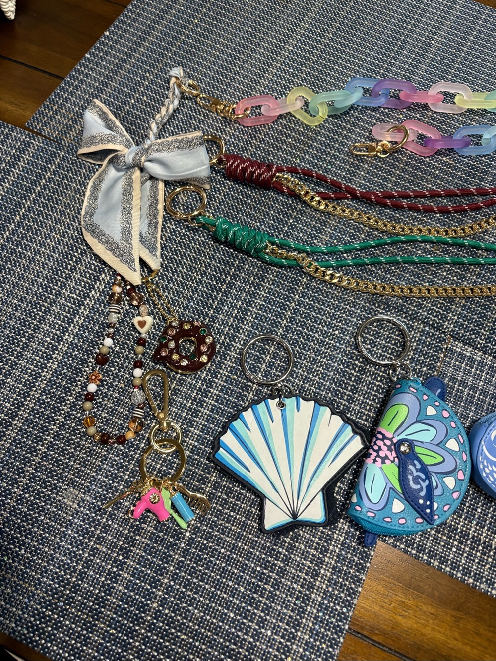 Colorful Assorted Bag Charms and Keychains - Multicolor - Picture 2 of 4